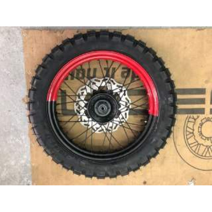 Диск колісний передн. спиц. 17x2,5' чорн./чевон. GEON SCRAMBLER 250