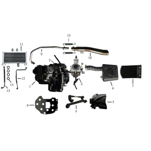 Коліно глушника SCRAMBLER 250