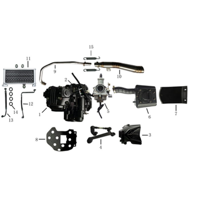 Коліно глушника SCRAMBLER 250