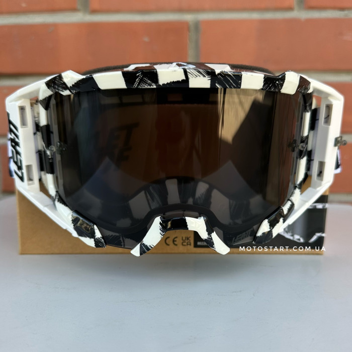 Мото окуляри LEATT Goggle Velocity 5.5 Smoke (Checker)