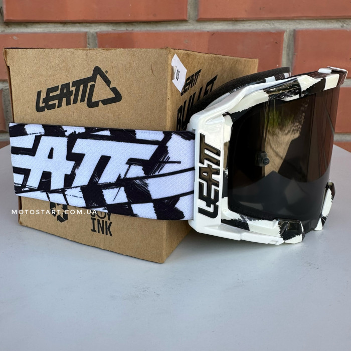Мото окуляри LEATT Goggle Velocity 5.5 Smoke (Checker)