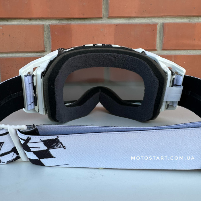 Мото окуляри LEATT Goggle Velocity 5.5 Smoke (Checker)