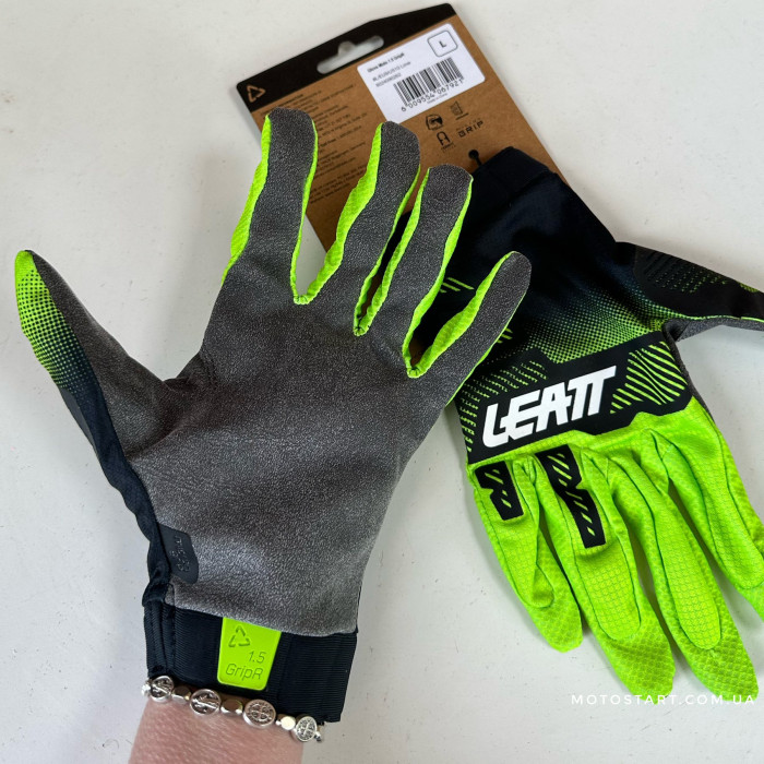 Рукавиці LEATT Glove Moto 1.5 GripR (Lime)