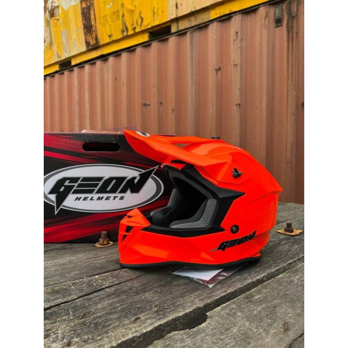 Шолом GEON 633 GLOSSY FLUO-ORANGE SOLID