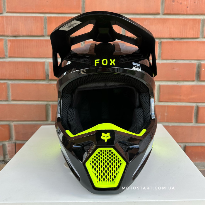 "Шолом FOX V1 HELMET - LEAN [Yellow]