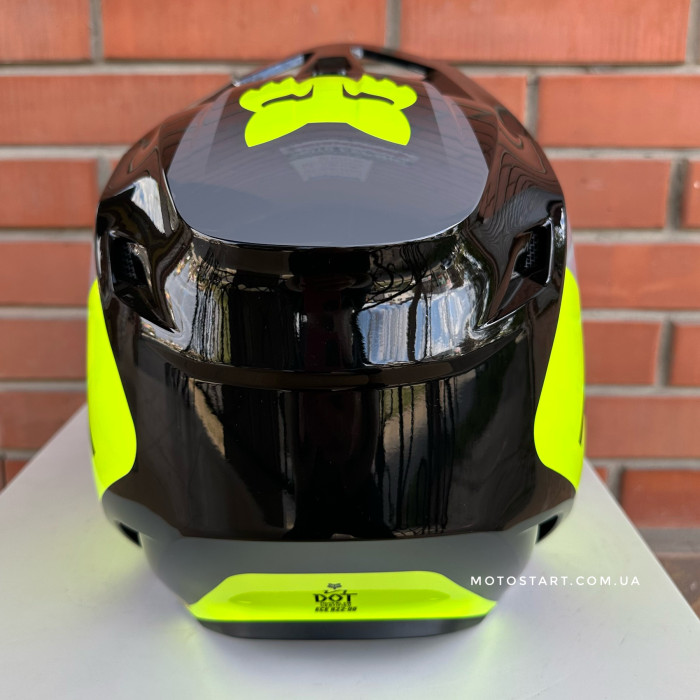 "Шолом FOX V1 HELMET - LEAN [Yellow]