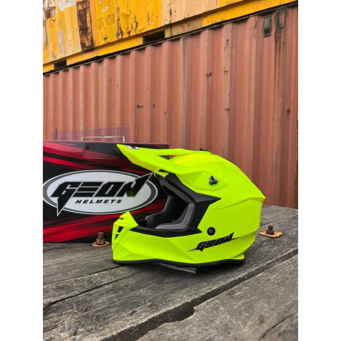 Шолом GEON 633 GLOSSY FLUO YELLOW SOLID