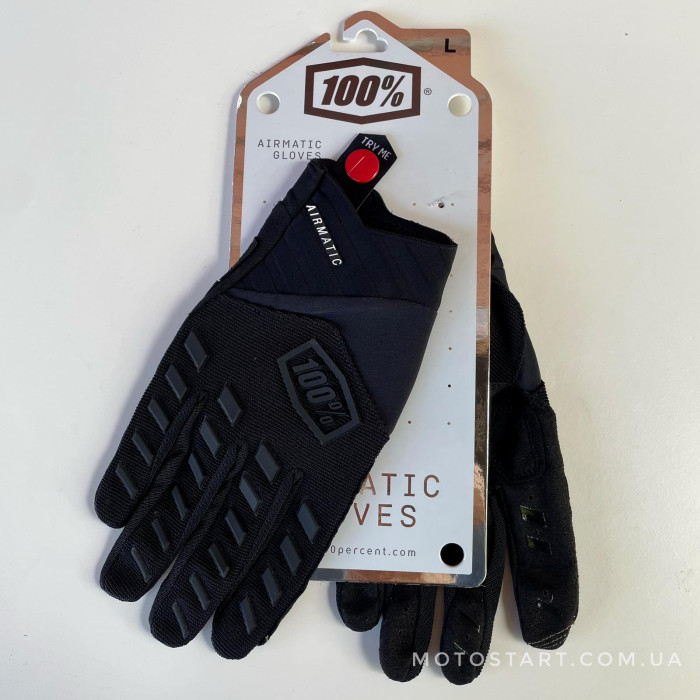 Рукавиці Ride 100% AIRMATIC Glove чорні
