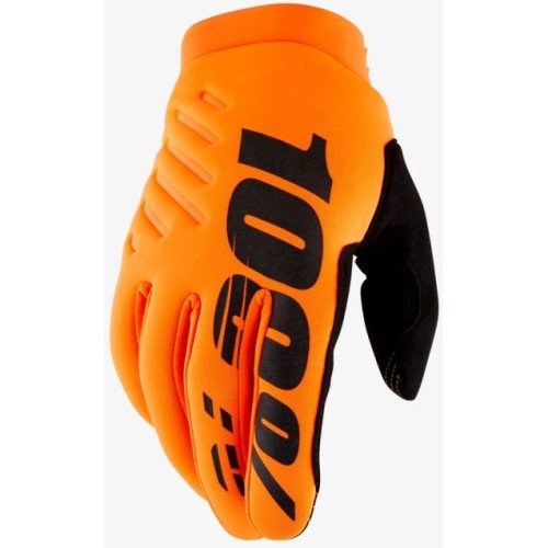 Рукавиці зимові RIDE 100% BRISKER оранжеві Cold Weather