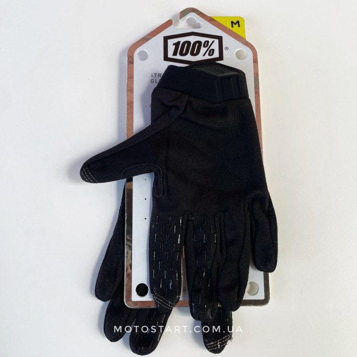 Рукавиці Ride 100% iTRACK Glove чорні