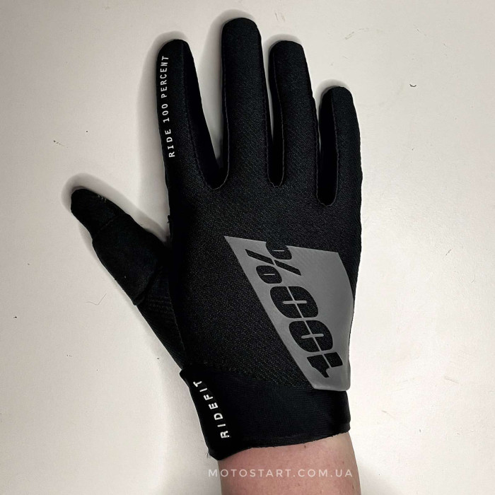 Рукавиці Ride 100% RIDEFIT чорні Glove