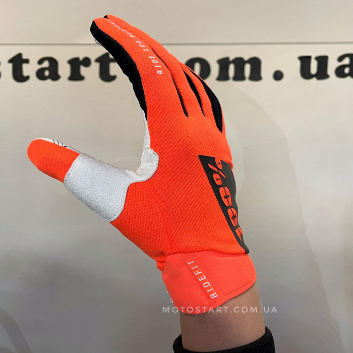Рукавиці Ride 100% RIDEFIT Glove оранжеві