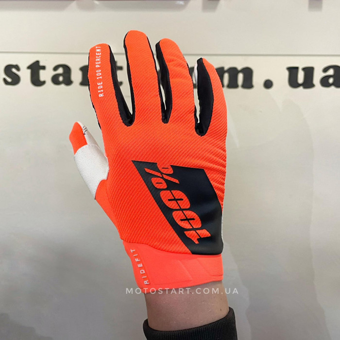 Рукавиці Ride 100% RIDEFIT Glove оранжеві