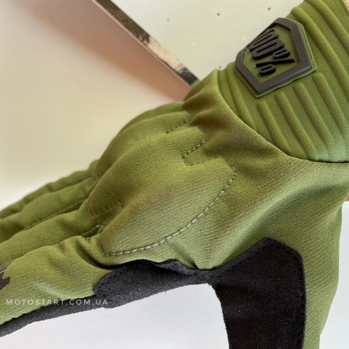 Рукавиці Ride 100% COGNITO Smart Shock Glove зелені