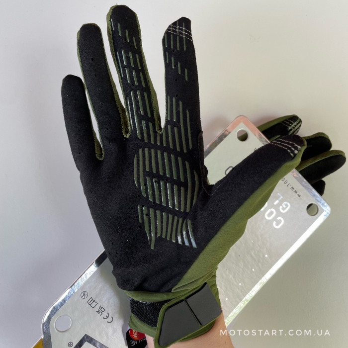 Рукавиці Ride 100% COGNITO Smart Shock Glove зелені