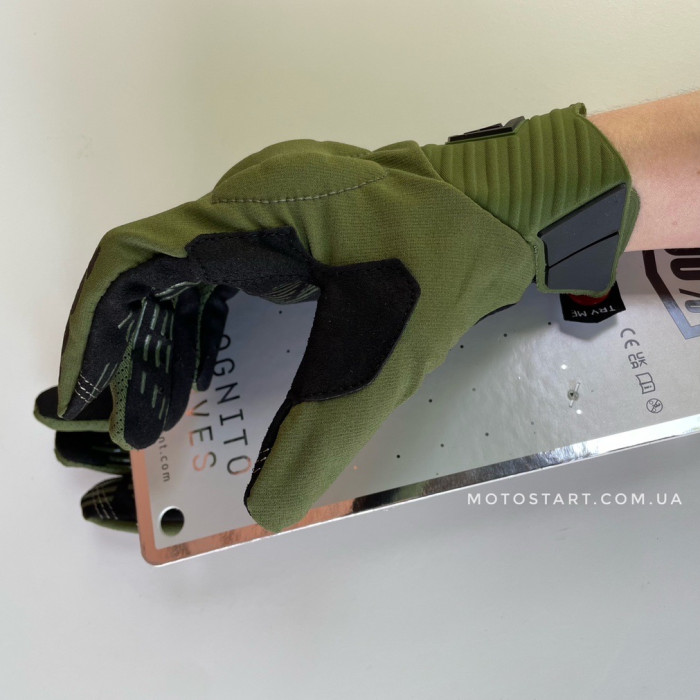 Рукавиці Ride 100% COGNITO Smart Shock Glove зелені