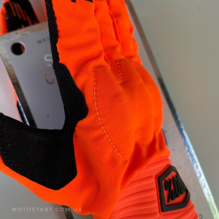 Рукавиці Ride 100% COGNITO Smart Shock Glove оранжеві