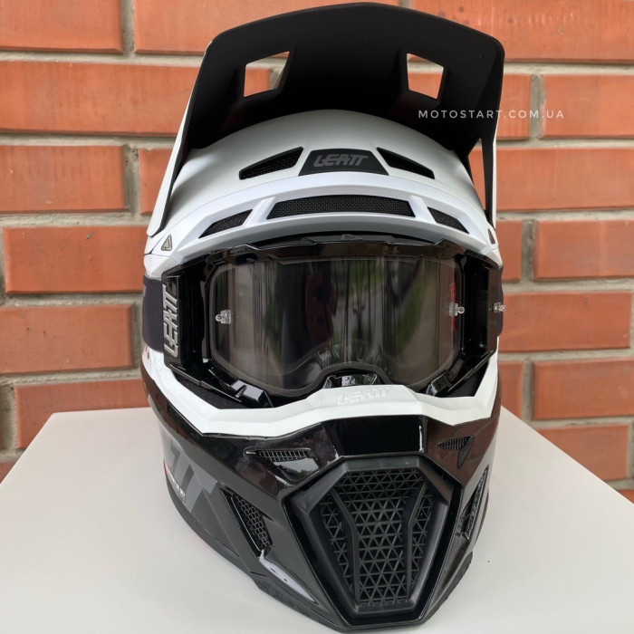 Шолом LEATT Helmet Moto 8.5 + Goggle (чорний)