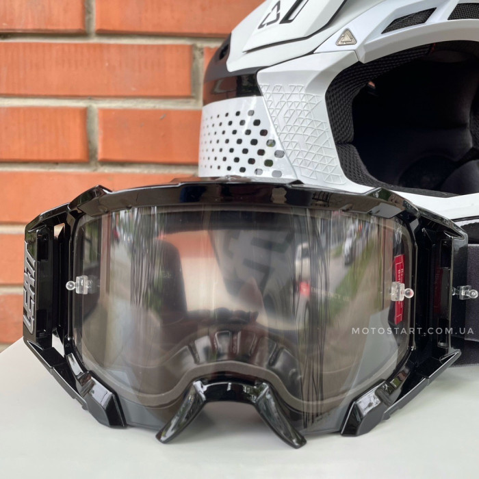 Шолом LEATT Helmet Moto 8.5 + Goggle (чорний)