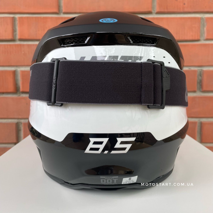 Шолом LEATT Helmet Moto 8.5 + Goggle (чорний)