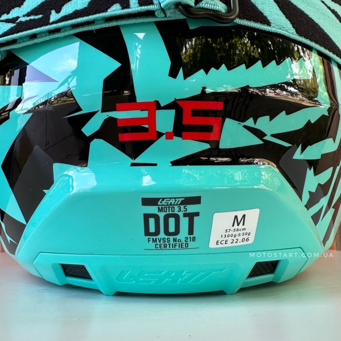 Шолом LEATT Helmet Moto 3.5 + Goggle (Fuel)