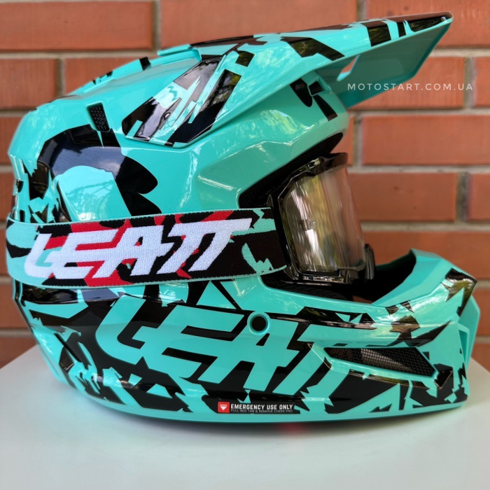 Шолом LEATT Helmet Moto 3.5 + Goggle (Fuel)