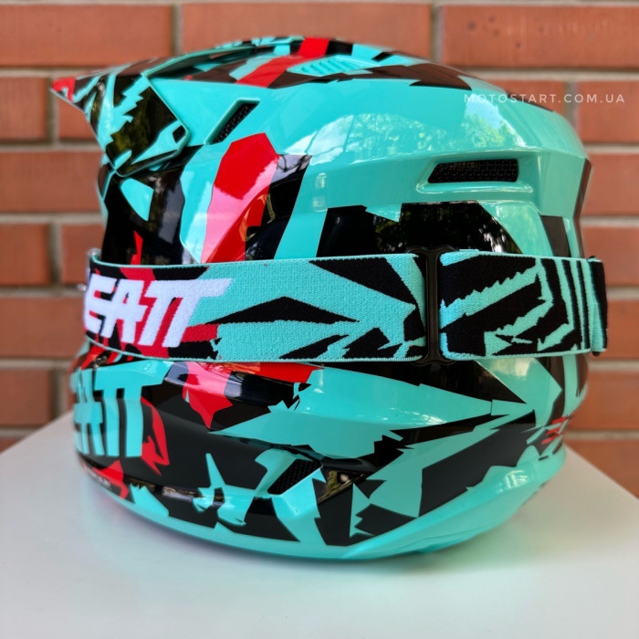 Шолом LEATT Helmet Moto 3.5 + Goggle (Fuel)