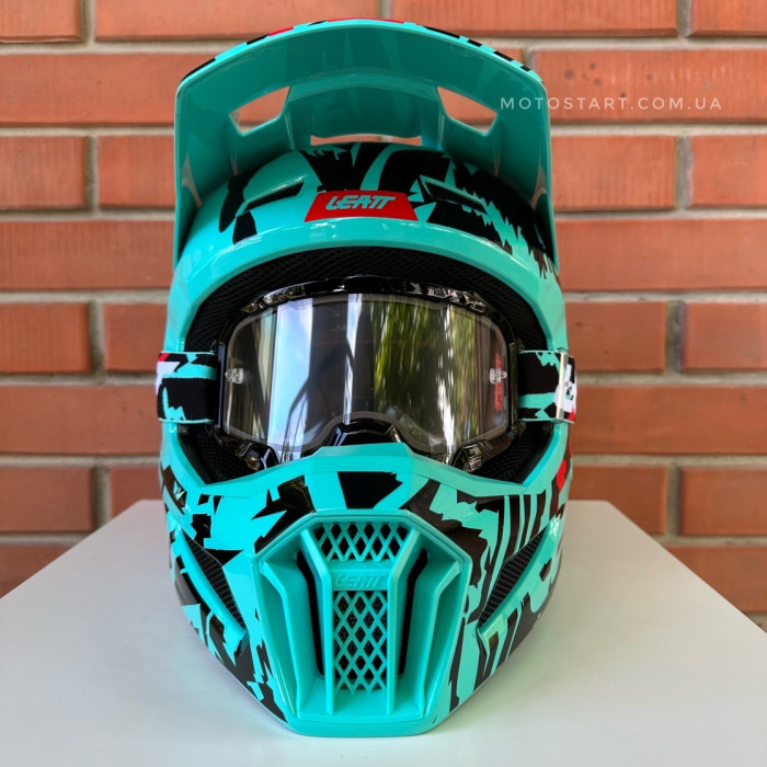 Шолом LEATT Helmet Moto 3.5 + Goggle (Fuel)
