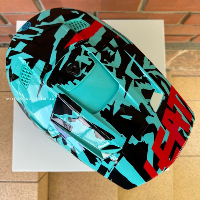 Шолом LEATT Helmet Moto 3.5 + Goggle (Fuel)