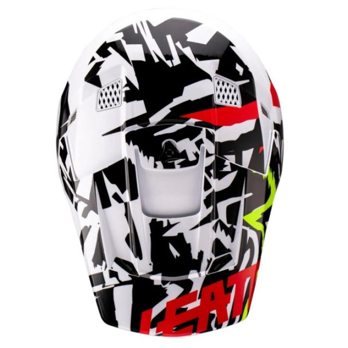 Шолом LEATT Helmet Moto 3.5 + Goggle (Zebra)