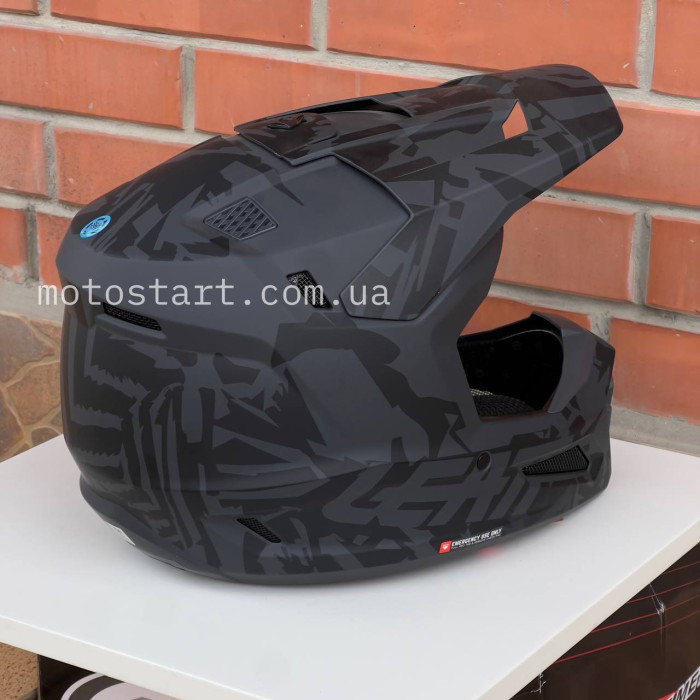 Дитячий шолом LEATT Moto 3.5 Jr Helmet [Stealth]