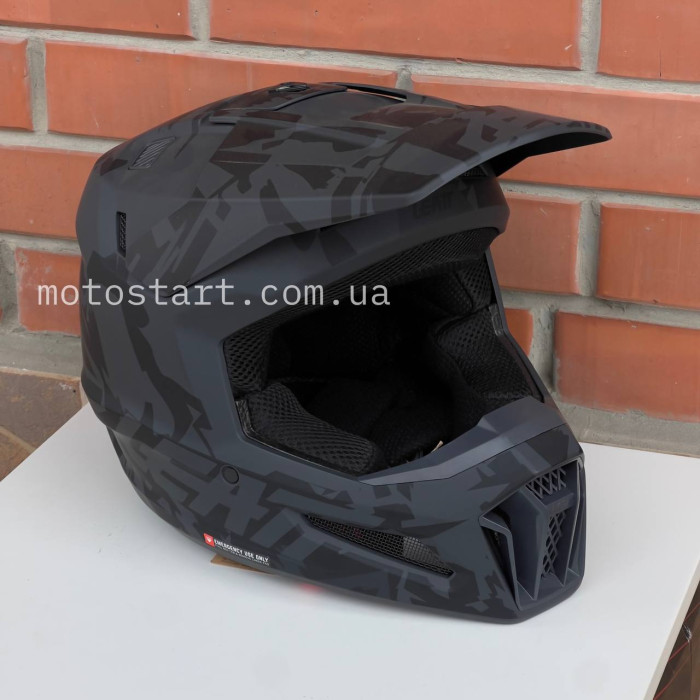 Дитячий шолом LEATT Moto 3.5 Jr Helmet [Stealth]