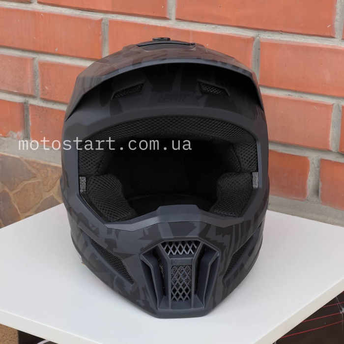 Дитячий шолом LEATT Moto 3.5 Jr Helmet [Stealth]