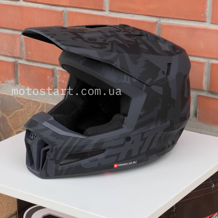 Дитячий шолом LEATT Moto 3.5 Jr Helmet [Stealth]