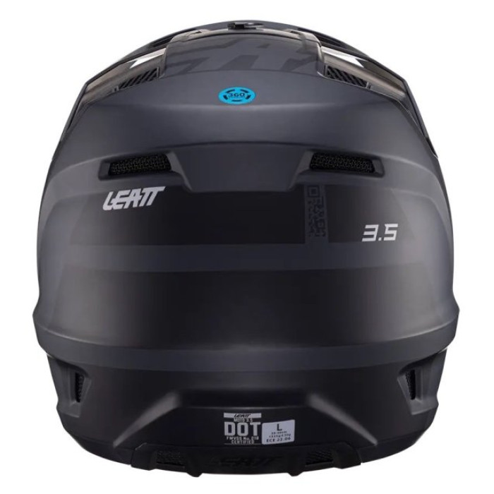Шолом LEATT Helmet Moto 3.5 + Goggle (Black)