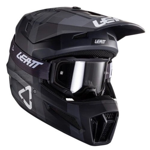 Шолом LEATT Helmet Moto 3.5 + Goggle (Black)