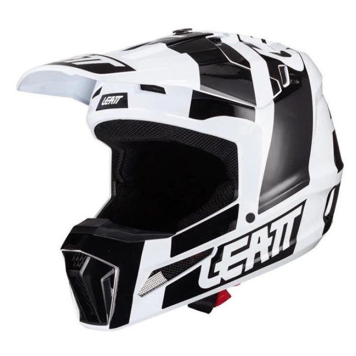 Шолом LEATT Helmet Moto 3.5 + Goggle (White and black)