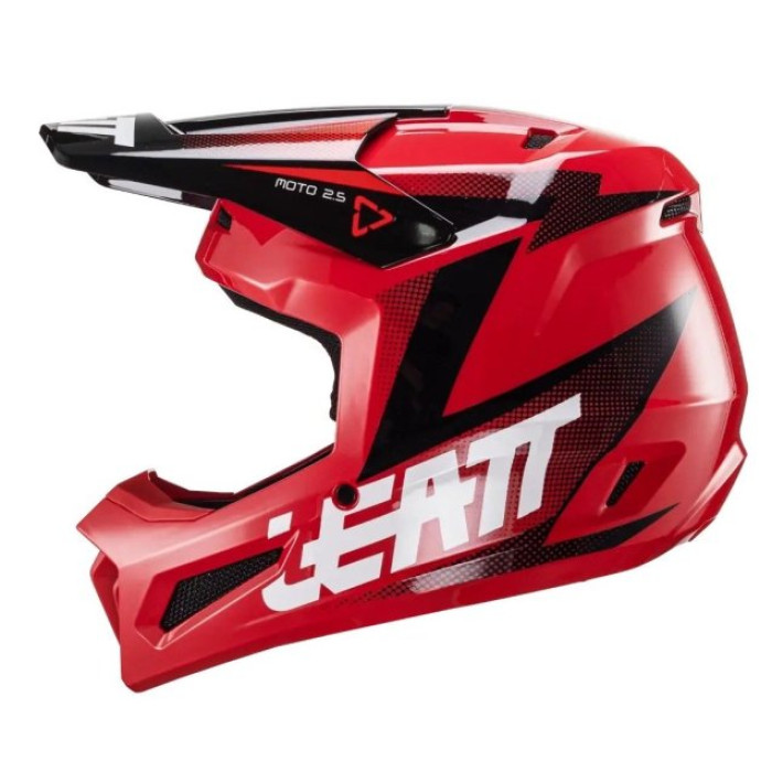 Шолом Leatt Helmet Moto 2.5 Red and black