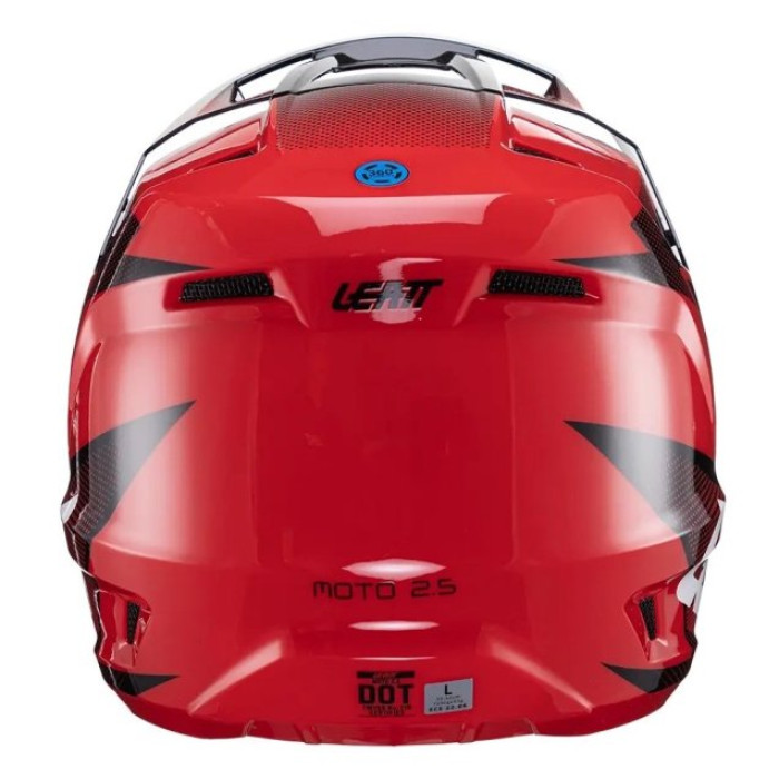 Шолом Leatt Helmet Moto 2.5 Red and black