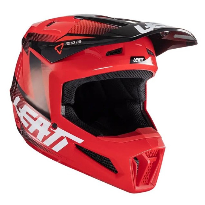 Шолом Leatt Helmet Moto 2.5 Red and black