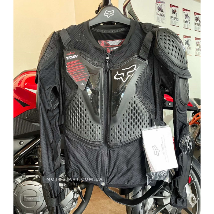 Захист тіла FOX Titan Sport Jacket (черепаха) Black