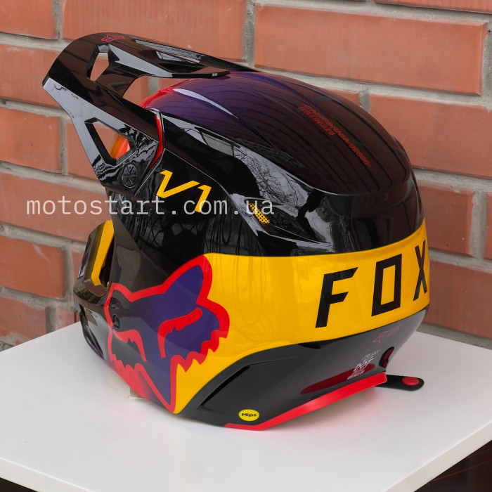 Шолом FOX V1 TOXSYK HELMET (Black)