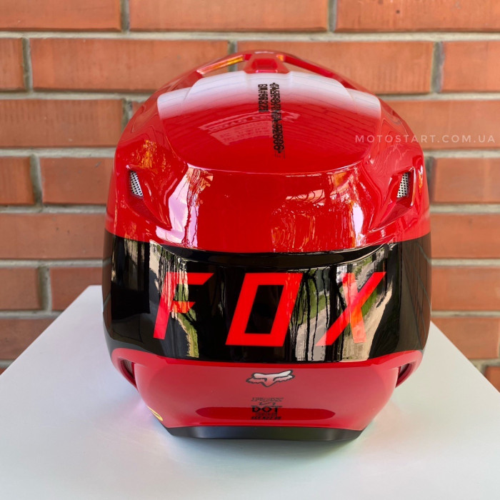 Шолом FOX V1 TOXSYK HELMET (flo red)