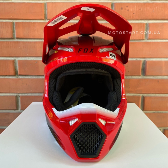 Шолом FOX V1 TOXSYK HELMET (flo red)