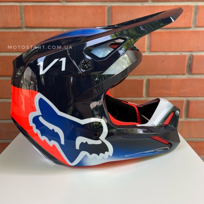 Шолом FOX V1 TOXSYK HELMET (Midnight)