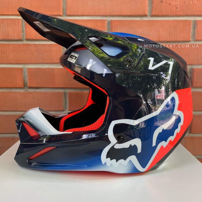 Шолом FOX V1 TOXSYK HELMET (Midnight)