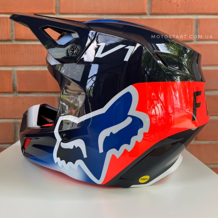 Шолом FOX V1 TOXSYK HELMET (Midnight)