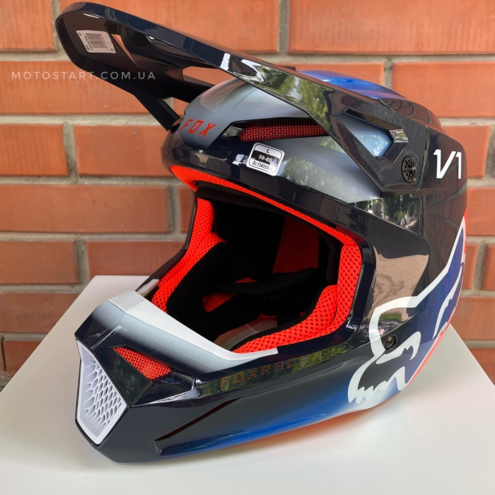 Шолом FOX V1 TOXSYK HELMET (Midnight)