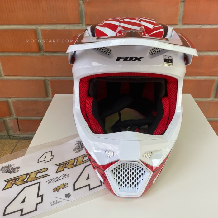 Шолом FOX V1 GOAT HELMET (Red)