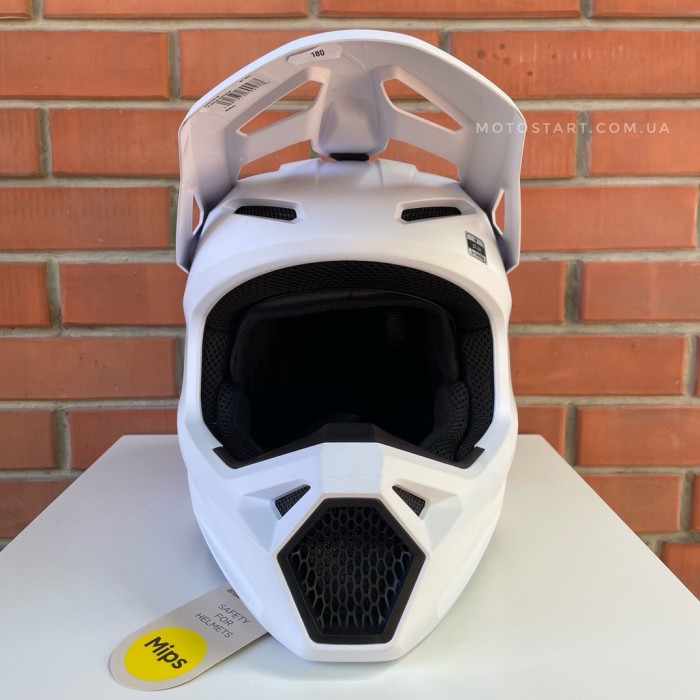 Шолом FOX V1 SOLID HELMET (Matte white)